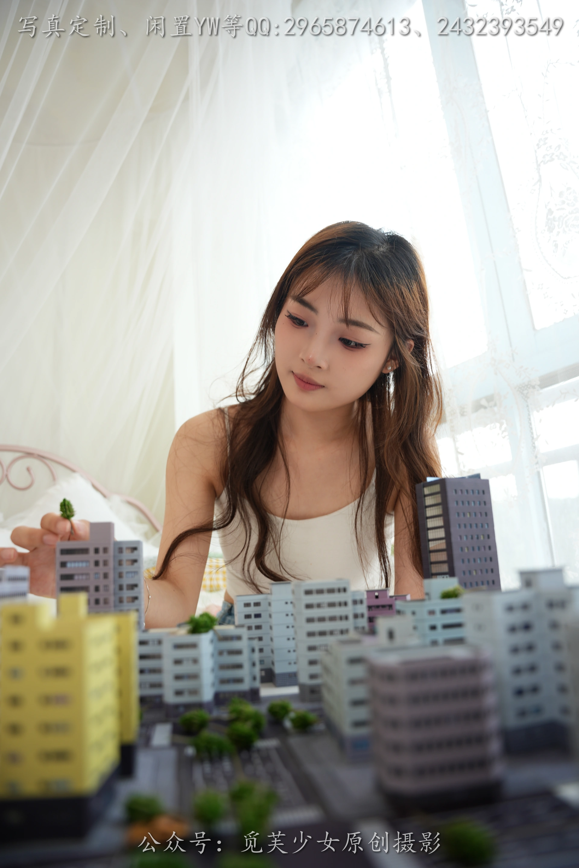 [觅芙少女] NO.263 晓晓-梦境误入小人国，化身巨人少女 3